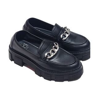 No Boundaries black platform clogs women's size 6